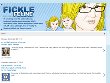 Tablet Screenshot of ficklefeline.ca